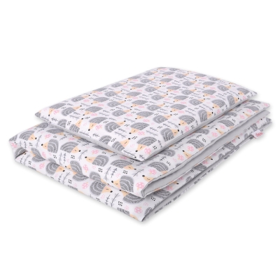 Beddengoed voor Kinderbed  2 delen 100x135 Mini Grijs Egel