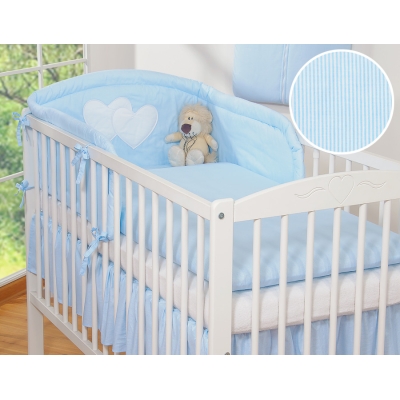 Beddengoed voor Kinderbed 2 st - Harten Blauw Snijder