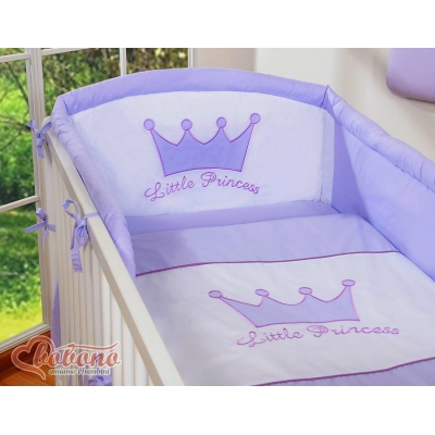 Beddengoed voor Kinderbed 2 st -  Purper Little Prince Princess