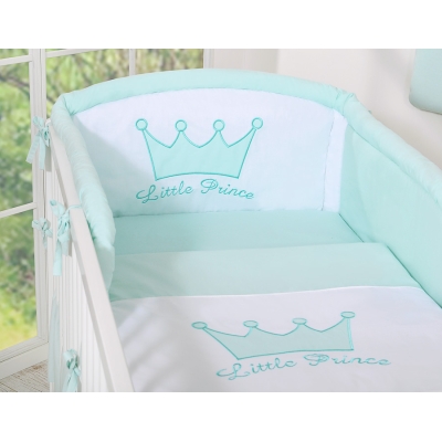 Beddengoed voor Kinderbed 3 st -  Mint Little Prince Princess
