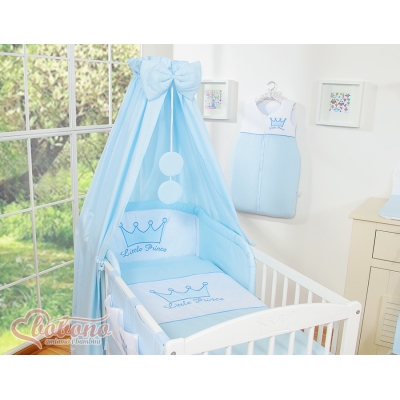 Beddengoed voor Kinderbed 5 st met Hemeltje -  Blauw Little Prince Princess