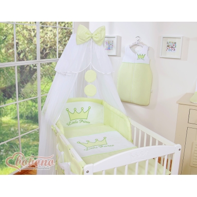 Beddengoed voor Kinderbed 5 st met Klamboe -  Groen Little Prince Princess