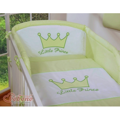 Beddengoed voor Ledikant 2 st -  Groen Little Prince Princess