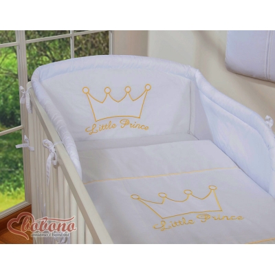 Beddengoed voor Ledikant 2 st -  Wit Little Prince Princess