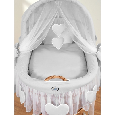 Beddengoed voor Rieten Baby Wieg 2 st