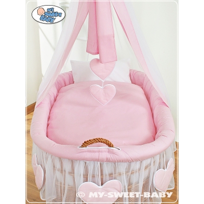 Beddengoed voor Rieten Baby Wieg 2 st