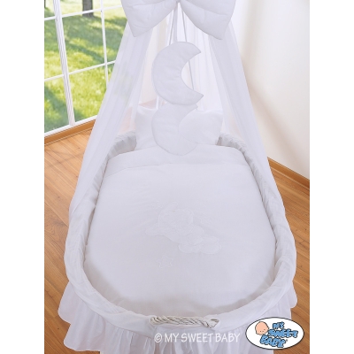 Beddengoed voor Rieten Baby Wieg 2 st