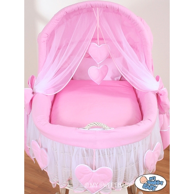 Beddengoed voor Rieten Baby Wieg 2 st