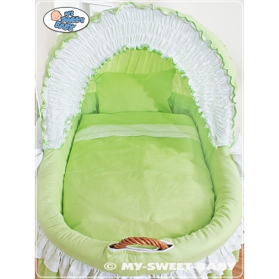 Beddengoed voor Rieten Baby Wieg 2 st