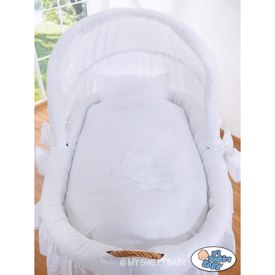 Beddengoed voor Rieten Baby Wieg 2 st