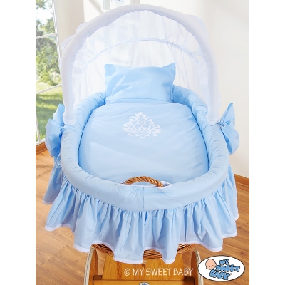 Beddengoed voor Rieten Baby Wieg 2 st