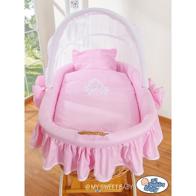Beddengoed voor Rieten Baby Wieg 2 st