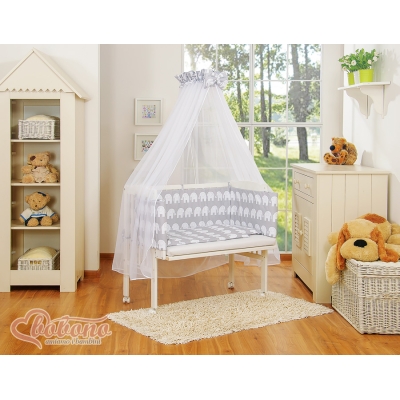 Beddengoedset voor Bijzetbed Baby  6 st FABIO Roze