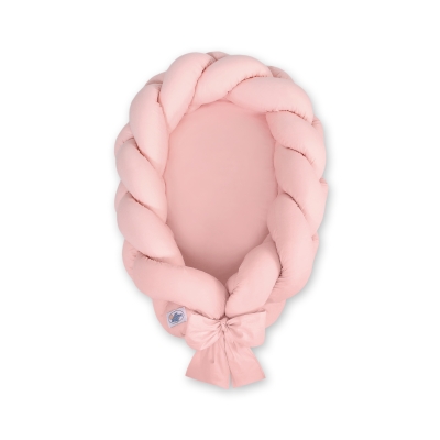 Bedomrander Babynest Gevlochten 2 in 1 Stofroze