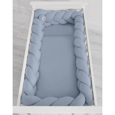 Bedomrander Ledikant Gevlochten 360cm Pastelblauw