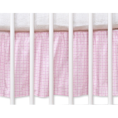 Bedrok voor Kinderbed 120x60 cm - Harten Roze