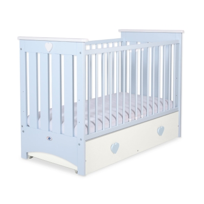 Ledikant Blauw med Lade 60x120cm