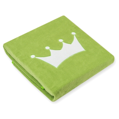 Deken van Polar Fleece voor Baby -  Groen Little Prince Princess