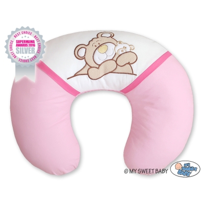 Extra Hoes voor Voedingskussen - Barnabas Bear Roze Teddy Bear Branaba