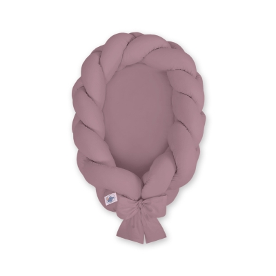 Gevlochten Bedrand Babynestje 2 in 1 Pastelviolet