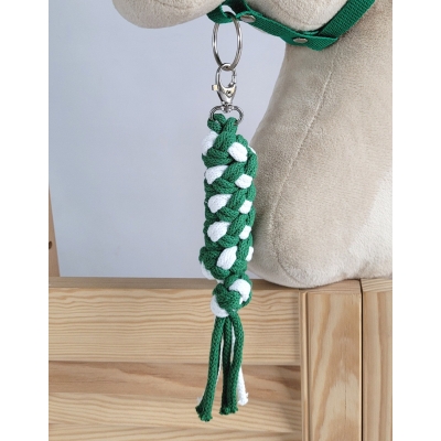 Gevlochten Touw voor Stokpaardje Hobby Horse Wit Groen