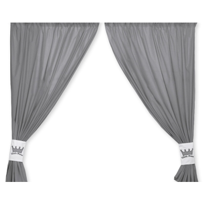 Gordijnen voor Babykamer -  Antraciet Little Prince Princess