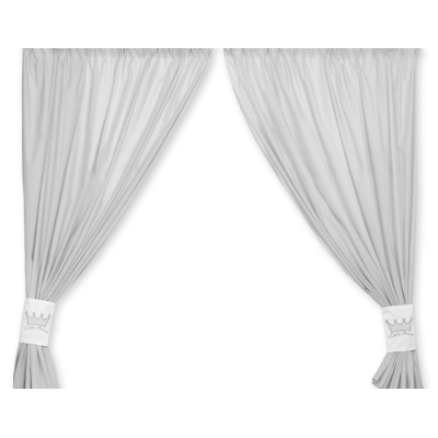 Gordijnen voor Babykamer -  Grijs Little Prince Princess
