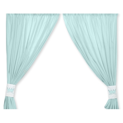 Gordijnen voor Babykamer -  Mint Little Prince Princess