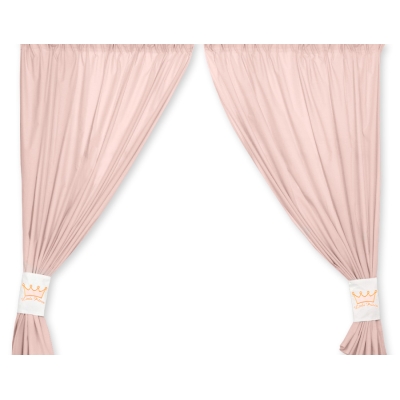 Gordijnen voor Babykamer -  Poederroze Little Prince Princess
