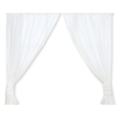 Gordijnen voor Babykamer -  Wit Little Prince Princess