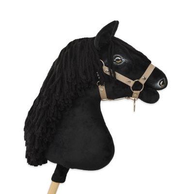 Halster voor Stokpaardje Hobby Horse Beige