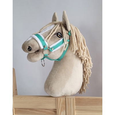 Stokpaardje Halster met witte bont