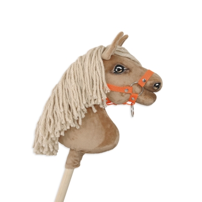 Halster voor Stokpaardje Hobby Horse Oranje  A4