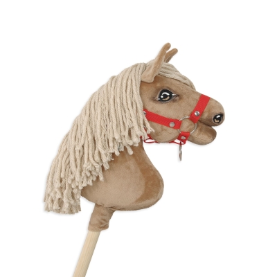 Halster voor Stokpaardje Hobby Horse Rood A4