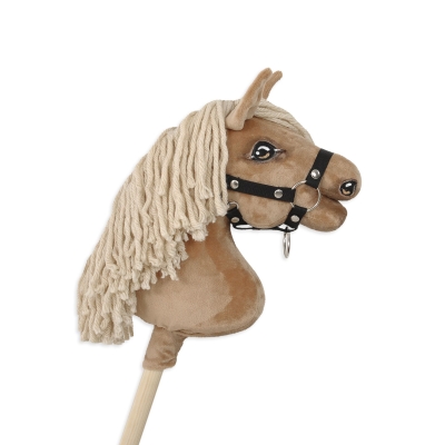 Halster voor Stokpaardje Hobby Horse Zwart  A4