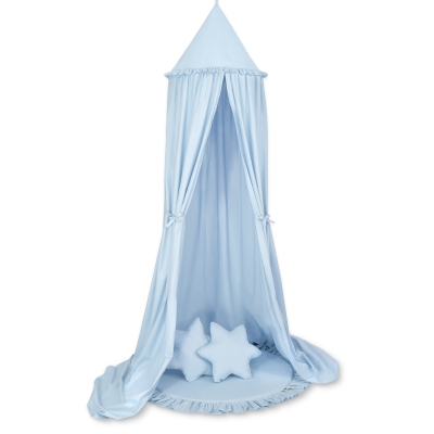 Hangende Klamboe Speelmat Kussenset  voor Babykamer Blauw