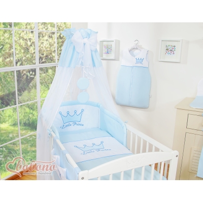 Hemeltje van Tule voor Babybed -  Blauw Sifonki Little Prince Princess