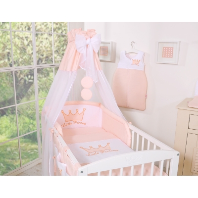Hemeltje van Tule voor Babybed -  Sifonki Poederroze Little Prince Princess