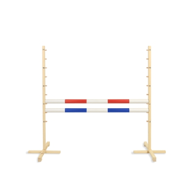 Hindernis voor Hobby Horse 120cm, 2x Stang 50mm Rood