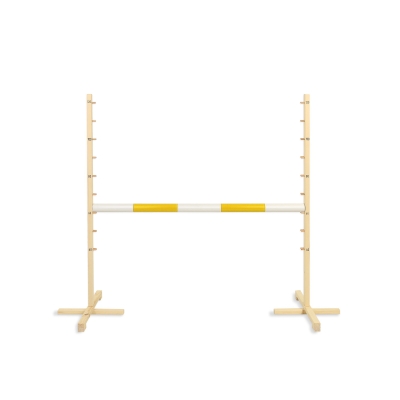 Hindernis voor Stokpaarden 120 cm met Stang 50mm Geel