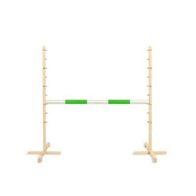 Hindernis voor Stokpaarden 120 cm met Stang 50mm Groen