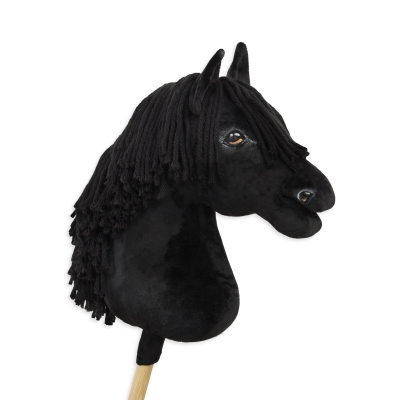 Stokpaardje zwart voor Sport Hobby Horsing