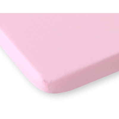 Hoeslaken 140x70 cm voor Ledikant  Roze