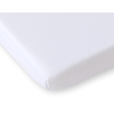 Hoeslaken Jersey voor Kinderbed 140x200 cm Wit
