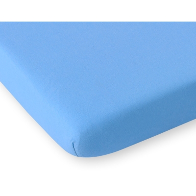 Hoeslaken van Jersey voor Babybed 120x60 cm Blauw