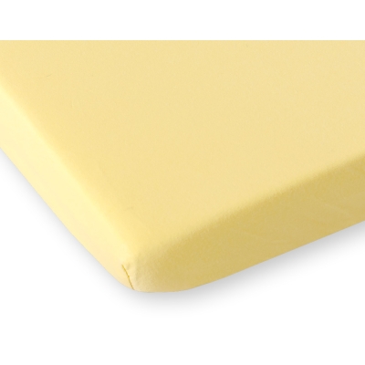 Hoeslaken van Jersey voor Ledikant 140x70 cm Geel