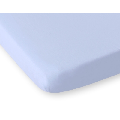 Hoeslaken van Katoen voor Ledikant 120x60 cm Blauw