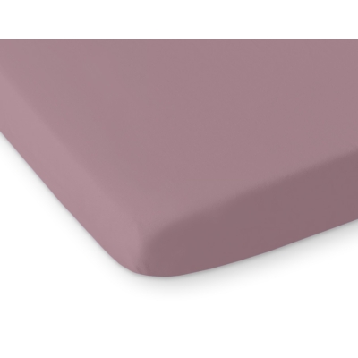 Hoeslaken voor Ledikant 120x60 cm Katoen Wit Pastelviolet