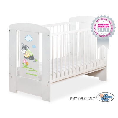 Kinderbed 120x60 cm - Donkey Luca Wit Ezel Luca