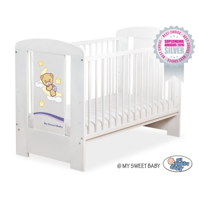 Kinderbed 120x60 cm - Good Night Wit Welterusten